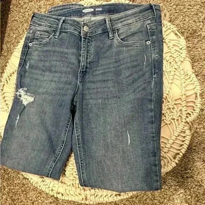 Old navy distressed super skinny jeans